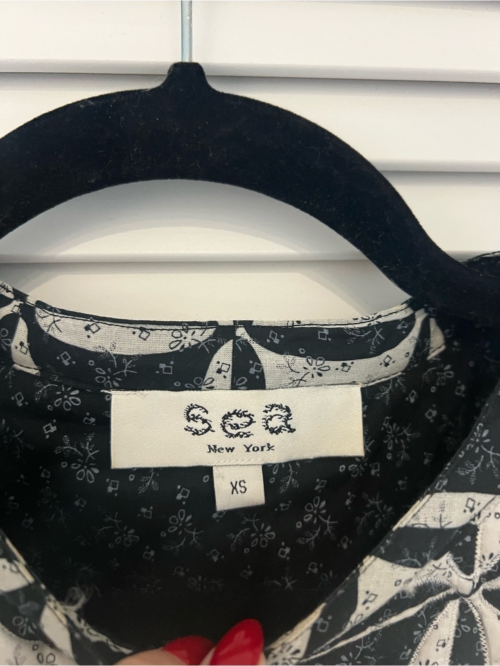 Sea NY Catalina Calico Dress XS - Picture 7 of 10
